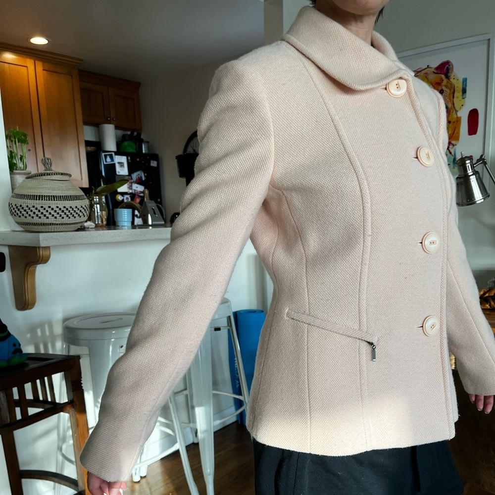 Wool & silk, lined, vintage coat by Carlisle - Picture 10 of 10